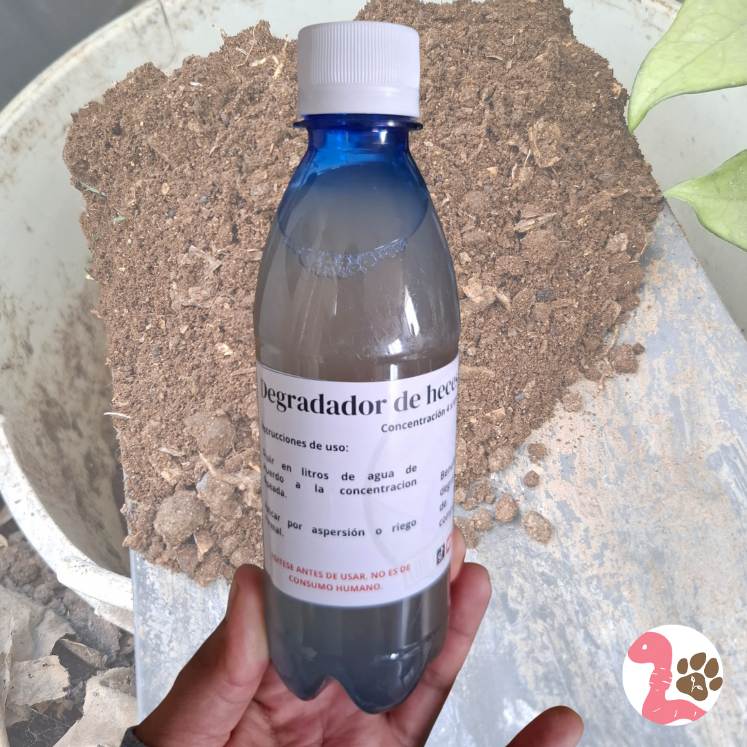 Producto Degradador de heces — Bioremediación de materia fecal en suelos